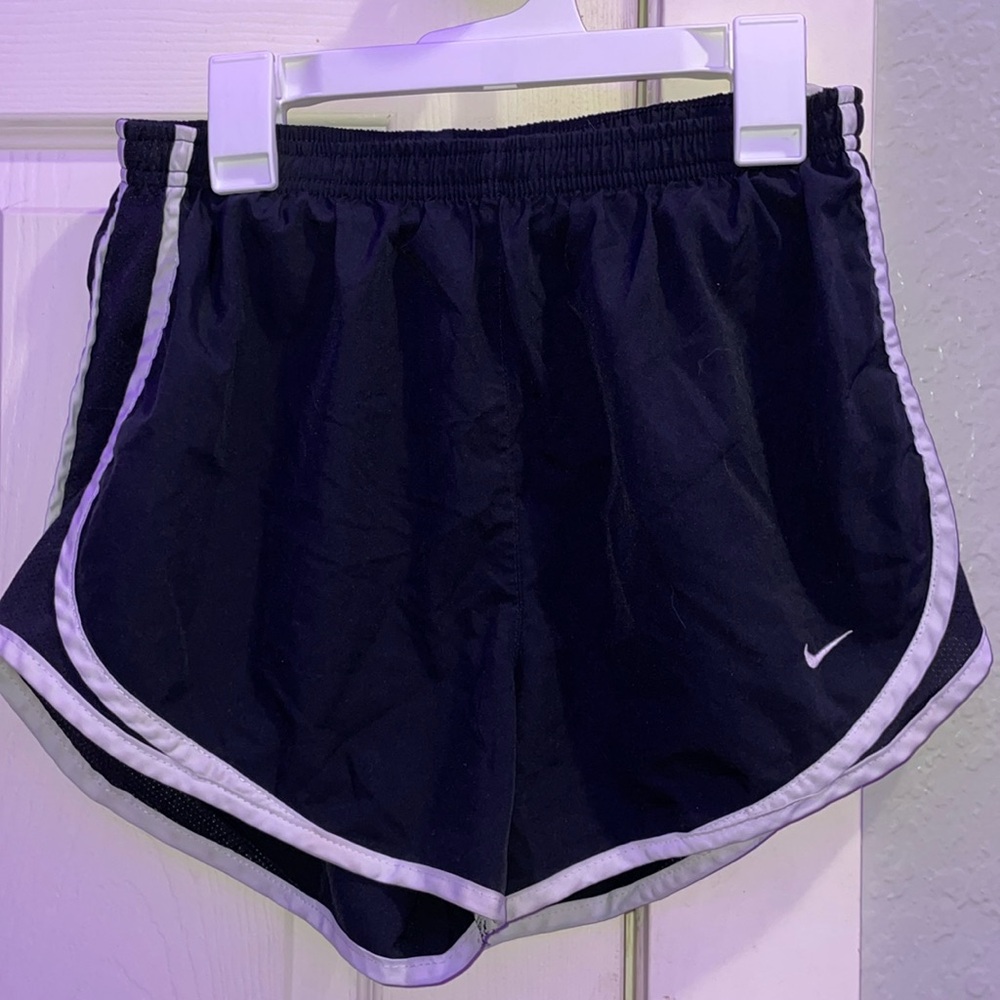 Cute black athletic Nike shorts, breathable